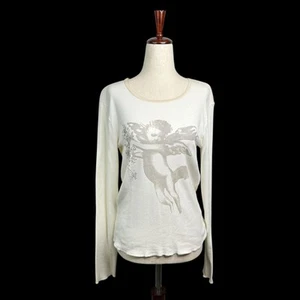 US Boys Non Stop Wear Vintage 90's Cherub Angel Long Sleeve Graphic Tee Top L - Bild 1 von 8
