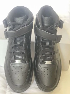 AIR FORCÉ 1 MID ‘07 Black/Black SIZE 12 - Picture 1 of 9
