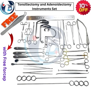 Tonsillectomy and Adenoidectomy 30 pcs kit Surgical Instruments Set - Picture 1 of 11