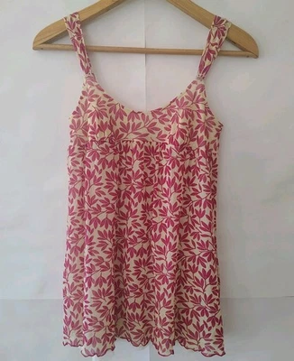 Vintage Cosa Bella Y2K Mesh Babydoll Top Sz S Fairy Preppy Indie Boho Whimsical  - Image 1 of 4