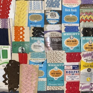 20 Zackenlitze & Nähborte Konvolut - Vintage & Modern - Bild 1 von 11