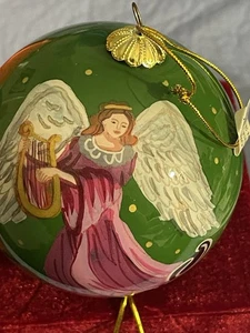 Avon 2015 handbemalter Engel Ornament neu im Karton - Bild 1 von 12