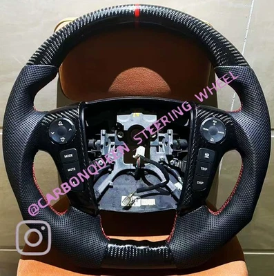 VOLANTE HYUNDAI GENESIS SEDÁN FIBRA CARBONO 09-11 AÑOS CON MANDOS NEGROS Foto 1 de 4