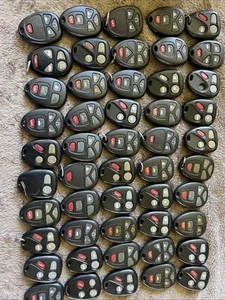 LOT OF 50 GM KEY REMOTES OEM 2, 4 & 5 BUTTON REMOTE - Picture 1 of 6