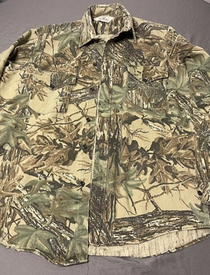 Redhead Realtree Camouflage Long Sleeve Jacket || LARGE || Vintage Hunting Gear - Image 1 of 4