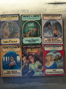 Nancy Drew Taschenbuch 6 Stück #57 58 59 60 65 68 1980er Carolyn Keene - Bild 1 von 3