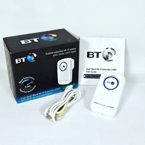 Extensor Wi-Fi BT 1200 11ac doble banda en muy buen estado con caja y cable Ethernet encendido - Imagen 1 de 11