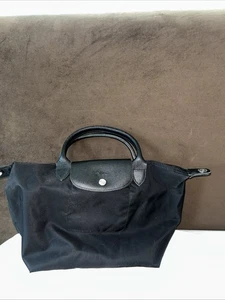 LONGCHAMP Le Planetes (Le Pliage Neo) Women's Tote Handbag Medium Black - Picture 1 of 11