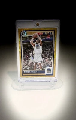 2023-24 NBA обручи премиум запаса - Эндрю Уиггинс #140 - треснувший лед золото /10!! - Изображение 1 из 4