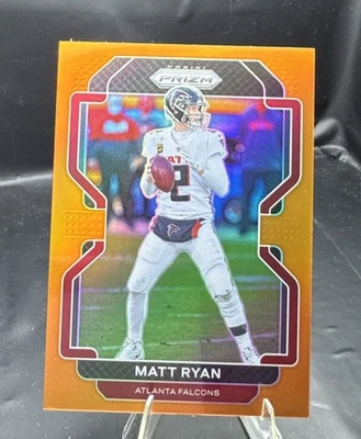 2021 Panini Prizm Orange Prizm /249 Matt Ryan #324 - Image 1 of 3
