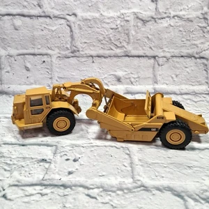 VINTAGE ERTL DIE CAST CATERPILLAR 631E WHEEL TRACTOR SCRAPER YELLOW READ DESC - Picture 1 of 15