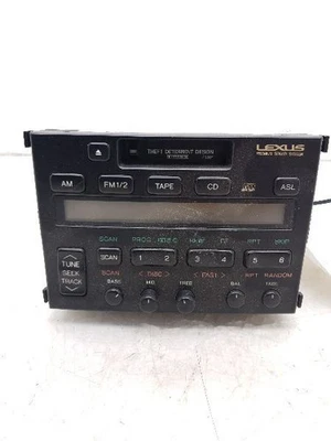 99-00 LEXUS SC300 RADIO/STEREO RECEIVER UNIT ASSEMBLY  - Image 1 of 4