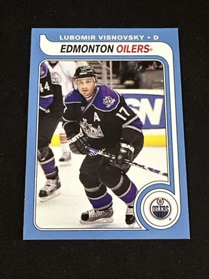 2008-09 O Pee Chee Retro Parallel 288 Lubomir Visnovsky Edmonton Oilers - Image 1 of 2