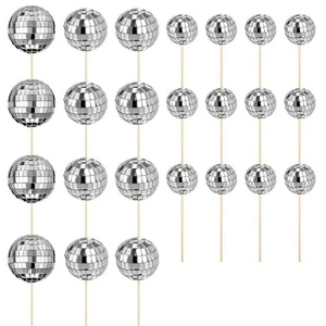 24 Stück Disco--Cupcake-Topper ""-Kuchenaufsatz, Disco--Kuchenauf5624 - Bild 1 von 7