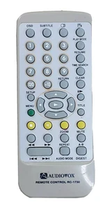 Mando a distancia original AUDIOVOX RC-1730 para reproductor de DVD portátil con batería - Imagen 1 de 1