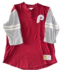 Camisa de béisbol Mitchell & Ness Philadelphia Phillies para hombre talla XL Cooperstown MLB - Imagen 1 de 12