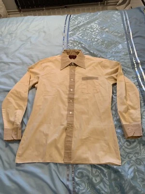 Vintage Dagger Collar Shirt Sweeney Made in Hong Kong Mod used 16” collar - Image 1 of 4