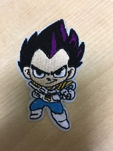 Vegeta Dragon Ball Z bestickt Bügelbild/Aufnähen Patch Stoff Applikation 3"x2" - Bild 1 von 1