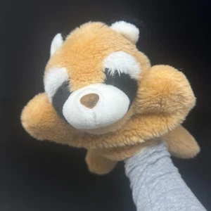 ABC Distributing Blonde Raccoon Hand Puppet 14" Full Body Tan and Black - Picture 1 of 9