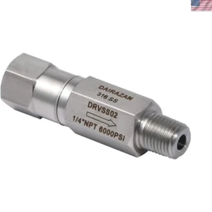 1/4 Inch NPT Check Valve - Corrosion-Resistant Stainless Steel 316 - Picture 1 of 4