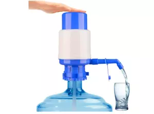 Manual Water Bottle Pump Hand Pressure Easy Pouring Glass Bottles Cups Flexible - Picture 1 of 8