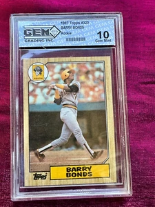 1987 Topps - #320 Barry Bonds (RC) Pittsburgh Pirates - Picture 1 of 4
