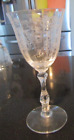 1~5 3/8 INCH NAVARRE CLEAR WINE GLASS (S) BY FOSTORIA