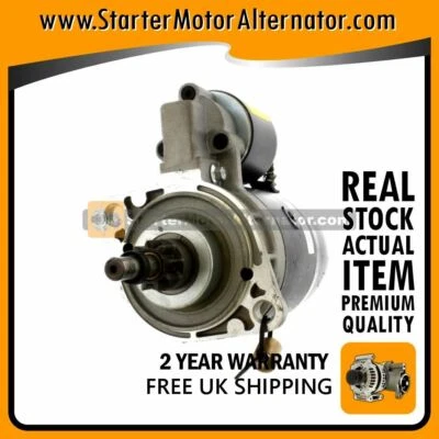 fits VW CARAVELLE, TRANSPORTER 1.9, 2.1 PETROL 1985-1991 STARTER MOTOR - Image 1 of 4