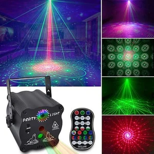 LED Disco Lights Party Laser Stage Light Strobe DJ KTV Show Lighting Dance Lamp - Picture 1 of 18