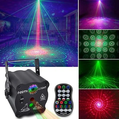 LED Disco Lights Party Laser Stage Light Strobe DJ KTV Show Lighting Dance Lamp - Image 1 of 4