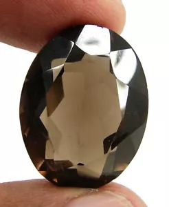 Piedra preciosa suelta de cuarzo ahumado natural de 39,00 quilates corte ovalado sin tratar - 1168 - Imagen 1 de 2