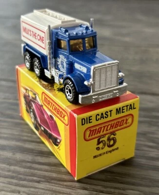 MATCHBOX NO. 56 PETERBILT TANKER 'MILK'S THE ONE' AND White Door TEMPA MIB - Image 1 of 4