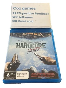 Hardcore Henry (Blu-ray, 2015) Region B Sharlto Copley Action Shooter Movie - Picture 1 of 3