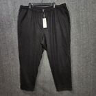 NWT Eileen Fisher Charcoal Tapered Ankle Pants Soft Wool Flannel Plus Size 2X