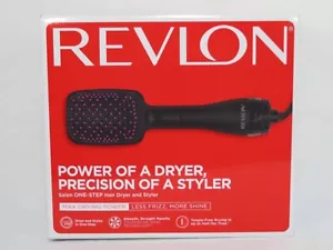 REVLON One-Step Hair Dryer and Styler Dries and Smooths All In One Black & Pink - Picture 1 of 10