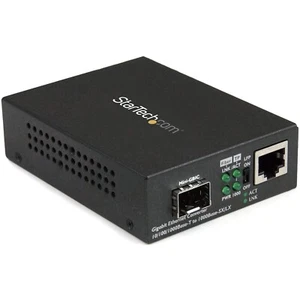 StarTech.com Multimode / Single Mode Fiber Media Converter - Open SFP Slot - - Picture 1 of 3
