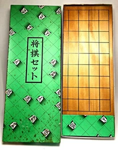 Japanese Shogi 将棋 Chess Game Board Family Set Portable Wooden Folding Strategy - Picture 1 of 8