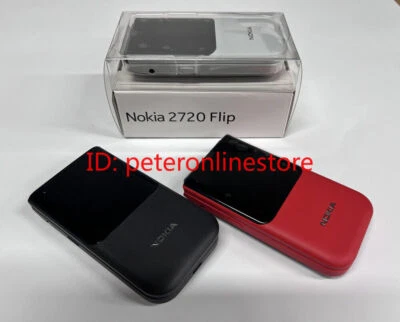 Unlocked Nokia 2720 Flip 4G LTE 512MB RAM 2MP Dual SIM  New seal Cellphone - Image 1 of 4