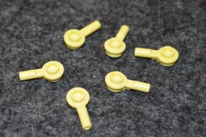 (6) 1x1 Cool Yellow w/ Rod / Handle Paddle Brick Bricks ~ New Lego Parts ~ - Picture 1 of 1