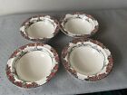Crown Ducal Orange Tree 4 x Small Lipped Fruit Dishes