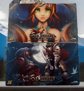 Two Universal Fighting System UFS Red Horizon Playmat! 2014 Sexy Anime & Ninja - Picture 1 of 5