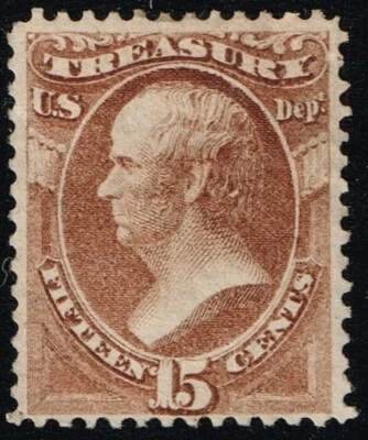 US Scott O79 15c Treasury Department Official Stamp mint F,NG - Image 1 of 2