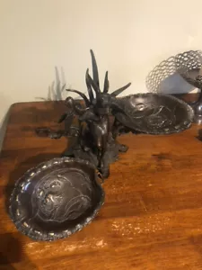 Antiguo bronce Art Nouveau. Pieza de calidad muy pesada - Imagen 1 de 22