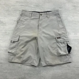 Vintage Y2K Tony Hawk Cargo Shorts Size 30 Tan Skater Baggy - Picture 1 of 7