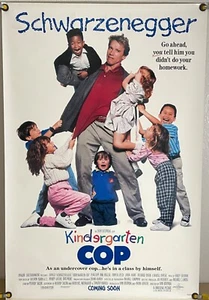 KINDERGARTEN COP DS ROLLED ORIGINAL ONE SHEET MOVIE POSTER SCHWARZENEGGER (1990) - Picture 1 of 1