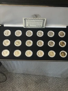 SUSAN B ANTHONY FIRST COMMEMORATIVE MINT 16 COIN SET LOT COMPLETE COLLECTION - Picture 1 of 3