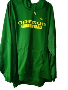 Oregon DUCKS Basketball SQUADRA EMESSA Nike Therma-Fit FELPA CON CAPPUCCIO Giacca Uomo XLT - Foto 1 di 6