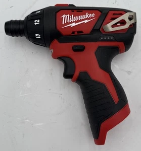 Milwaukee M12 2401-20 Cordless 1/4" Hex Screwdriver Driver (Tool Only) 12V - Picture 1 of 6