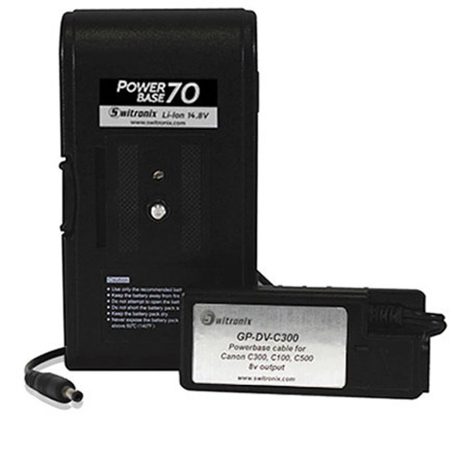 Paquete de baterías Core SWX PowerBase 70 para cámara Canon C100/C300/C500 #PB70-C30024 Foto 1 de 1