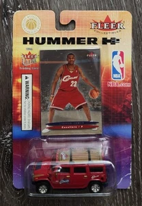 2003-04 Fleer Ultra #171 LeBron James RC + Cavaliers Diecast Hummer H2 - Sealed - Picture 1 of 5